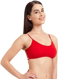 6 STRAPS, (REMOVABLE) PADDED BRA, SIZE : FREE  Women, Girls Bralette Lightly Padded Bra-thumb2