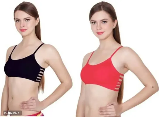 women six strap bralette combo of 2