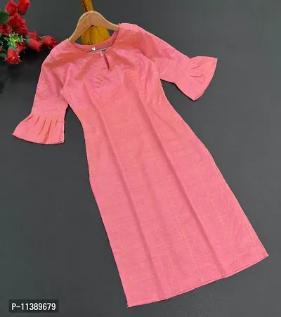 cotton silk woven kurta-thumb0