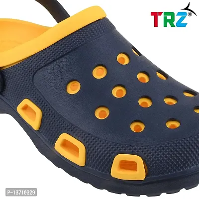 TRZ Men's Comfortable Clogs (Yellow-NBLUE, Numeric_7)-thumb4