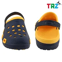 TRZ Men's Comfortable Clogs (Yellow-NBLUE, Numeric_7)-thumb1