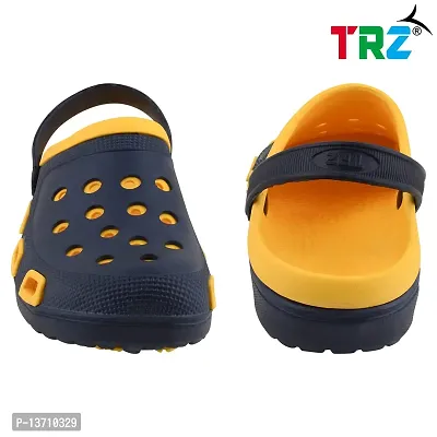 TRZ Men's Comfortable Clogs (Yellow-NBLUE, Numeric_7)-thumb2
