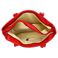 Elegant Red PU Handbags For Women-thumb2