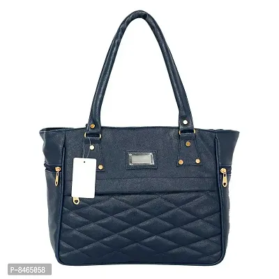 Elegant Blue PU Handbags For Women-thumb5