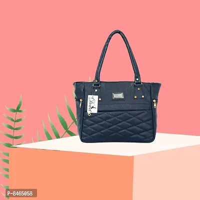 Elegant Blue PU Handbags For Women-thumb0
