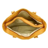 Elegant Yellow PU Handbags For Women-thumb1