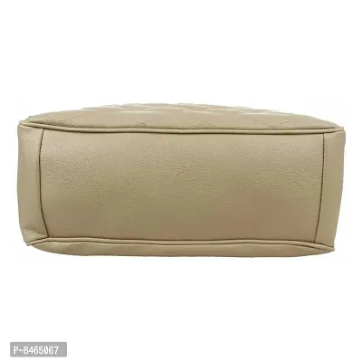 Elegant Beige PU Handbags For Women-thumb3