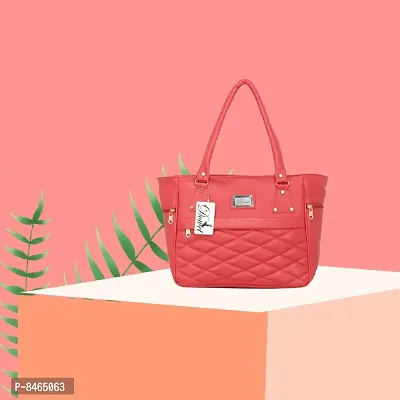 Elegant Pink PU Handbags For Women