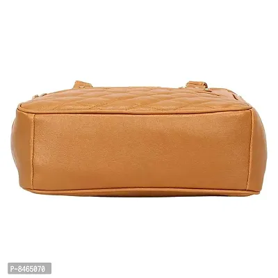 Elegant Brown PU Handbags For Women- Pack Of 2-thumb3