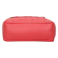 Elegant Pink PU Handbags For Women- Pack Of 2-thumb2