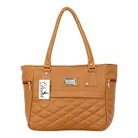 Elegant Brown PU Handbags For Women- Pack Of 2-thumb4