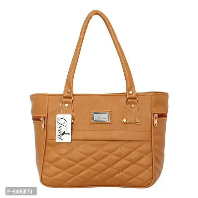 Elegant Brown PU Handbags For Women- Pack Of 2-thumb5