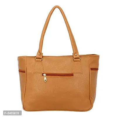 Elegant Brown PU Handbags For Women- Pack Of 2-thumb4