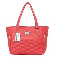 Elegant Pink PU Handbags For Women- Pack Of 2-thumb4
