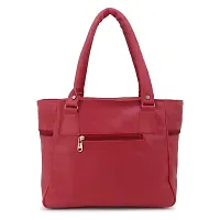 Elegant Maroon PU Handbags For Women- Pack Of 2-thumb3