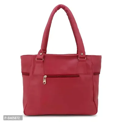 Elegant Maroon PU Handbags For Women- Pack Of 2-thumb4