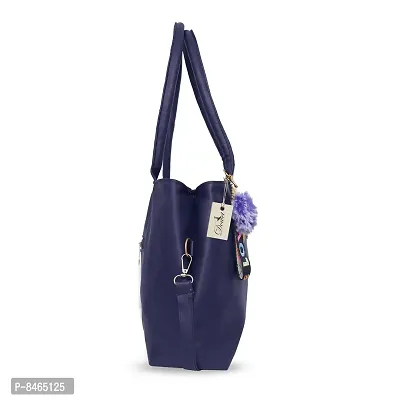 Elegant Blue PU Handbags For Women-thumb4
