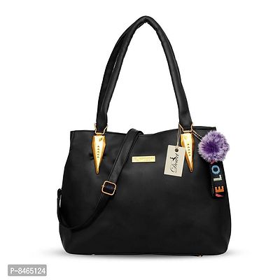 Elegant Black PU Handbags For Women