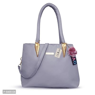 Elegant Grey PU Handbags For Women
