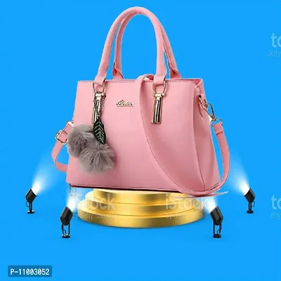 Women Pink shoper Shoulder Bag PACK OF 1-thumb0