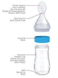 90ML Newborn Baby Feeding Bottle Toddler Safe Silicone Squeeze Feeding Spoon Milk Cereal Bottle Baby Training Feeder/Fruit Feeder-thumb1