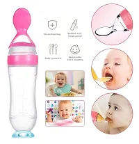 90ML Newborn Baby Feeding Bottle Toddler Safe Silicone Squeeze Feeding Spoon Milk Cereal Bottle Baby Training Feeder/Fruit Feeder-thumb3