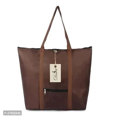 Stylist Fabric Foldable Handbag For Women-thumb0
