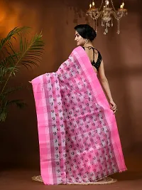 Trendy Handloom Cotton Printed Saree Without Blouse Piece-thumb4