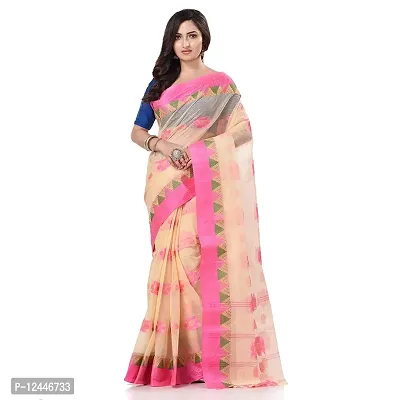 Stylish Fancy Cotton Saree With Blouse Piece For Women