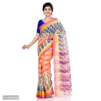 Stylish Fancy Cotton Saree With Blouse Piece For Women