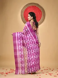 Trendy Handloom Cotton Printed Saree Without Blouse Piece-thumb4