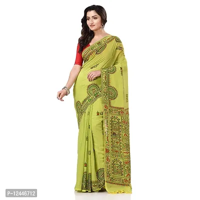 Stylish Fancy Cotton Saree With Blouse Piece For Women