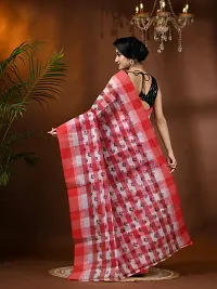 Trendy Handloom Cotton Printed Saree Without Blouse Piece-thumb4