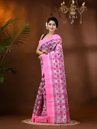 Trendy Handloom Cotton Printed Saree Without Blouse Piece-thumb2