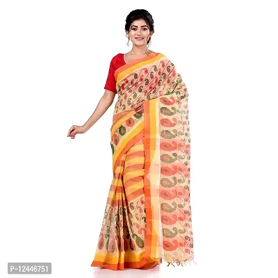 Stylish Fancy Cotton Saree With Blouse Piece For Women