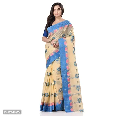 Stylish Fancy Cotton Saree With Blouse Piece For Women