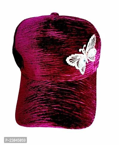 Cap for women - Maroon color/Wine color