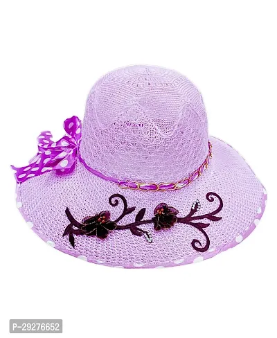 Designer Lavender Hat For Women