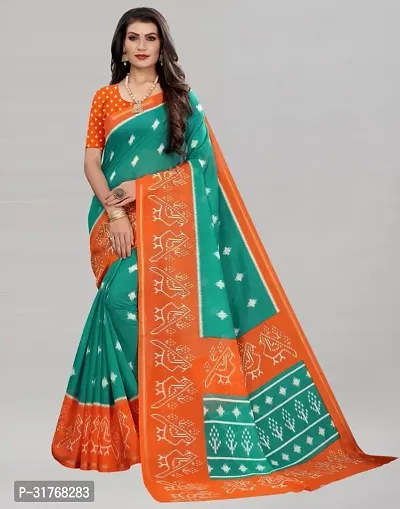 Stylish Saree with Blouse Piece for Women-thumb0