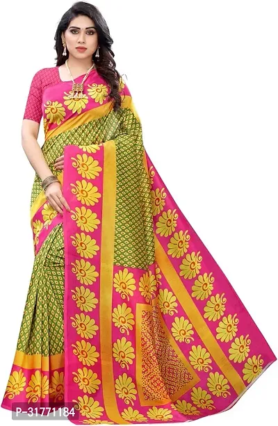 Stylish Saree with Blouse Piece for Women-thumb0