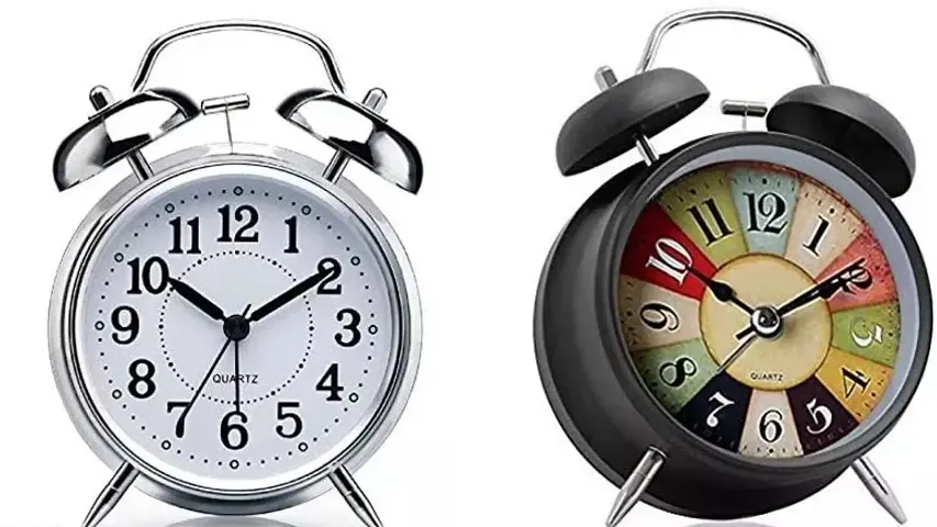 Designer Analog Table Clock Pack Of 2