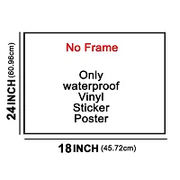 wallpics? Rajasthani Painting Waterproof Vinyl Sticker Poster || (24 inch X 18 inch) can3456-2-thumb1