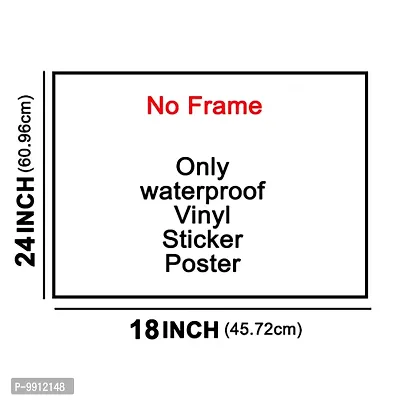 wallpics? Rajasthani Painting Waterproof Vinyl Sticker Poster || (24 inch X 18 inch) can3456-2-thumb2