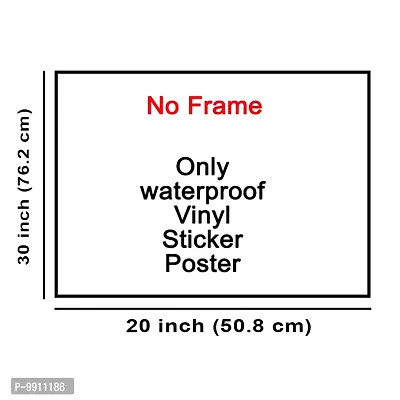 wallpics? Kuber Bhandari | Kuber ji Religious Waterproof Vinyl Sticker Poster || (20 inch X 30 inch) can3282-4-thumb2