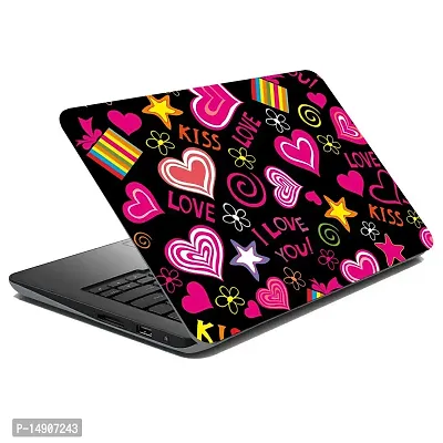 wallpics? Love Laptop Skin Fully Waterproof Vinyl Sticker for Dell | Hp | Toshiba | Acer | Asus and All Models (12X16inch) lap5207