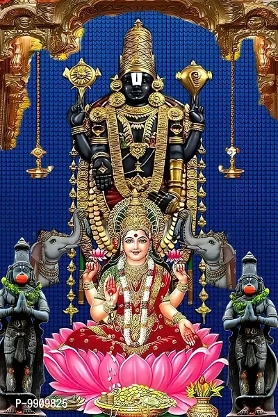 Wallpics? Tirupati Balaji - Lord Venkateswara Swamy Hindu Religious Vinyl Sticker for Home d?cor II(50cm x 75cm) jican5011-4-thumb0