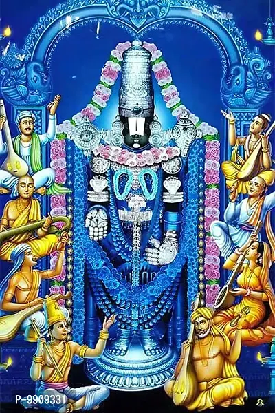 Wallpics? Tirupati Balaji - Lord Venkateswara Swamy Hindu Religious Vinyl Sticker for Home d?cor II (30cm x 45cm) jican5028-1