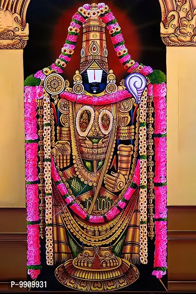 Wallpics? Tirupati Balaji - Lord Venkateswara Swamy Hindu Religious Vinyl Sticker for Home d?cor II(50cm x 75cm) jican5014-4-thumb0