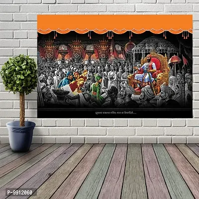 Wallpics?Chhatrapati Shivaji Maharaj Glossy Photo Paper Poster II (60cm x 90cm) (unframed) II gljican308-3