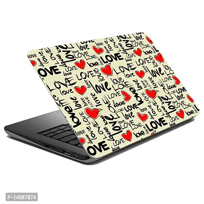 wallpics? Love Laptop Skin Fully Waterproof Vinyl Sticker for Dell | Hp | Toshiba | Acer | Asus and All Models (12X16inch) lap5195